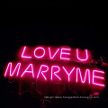 3d led flex love RGB neon letter sign custom led neon sign letter wedding events